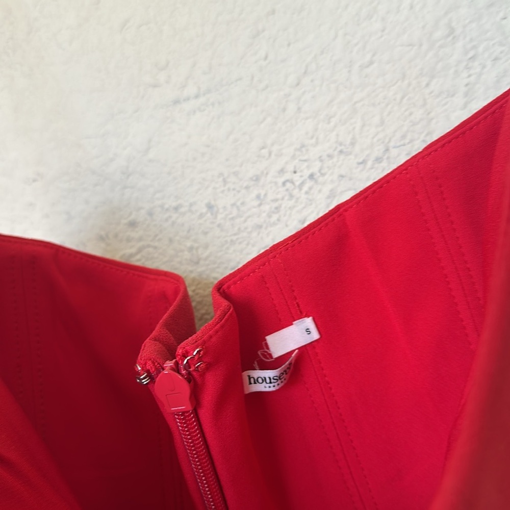 HOUSE OF‎ CB 'Persephone' Scarlet Strapless Corset Maxi Dress NWOT size S - Picture 5 of 15